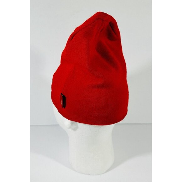 Nike Ohio State Buckeyes Toboggan Beanie Winter Ski Hat Red Columbus Adult - Picture 7 of 11